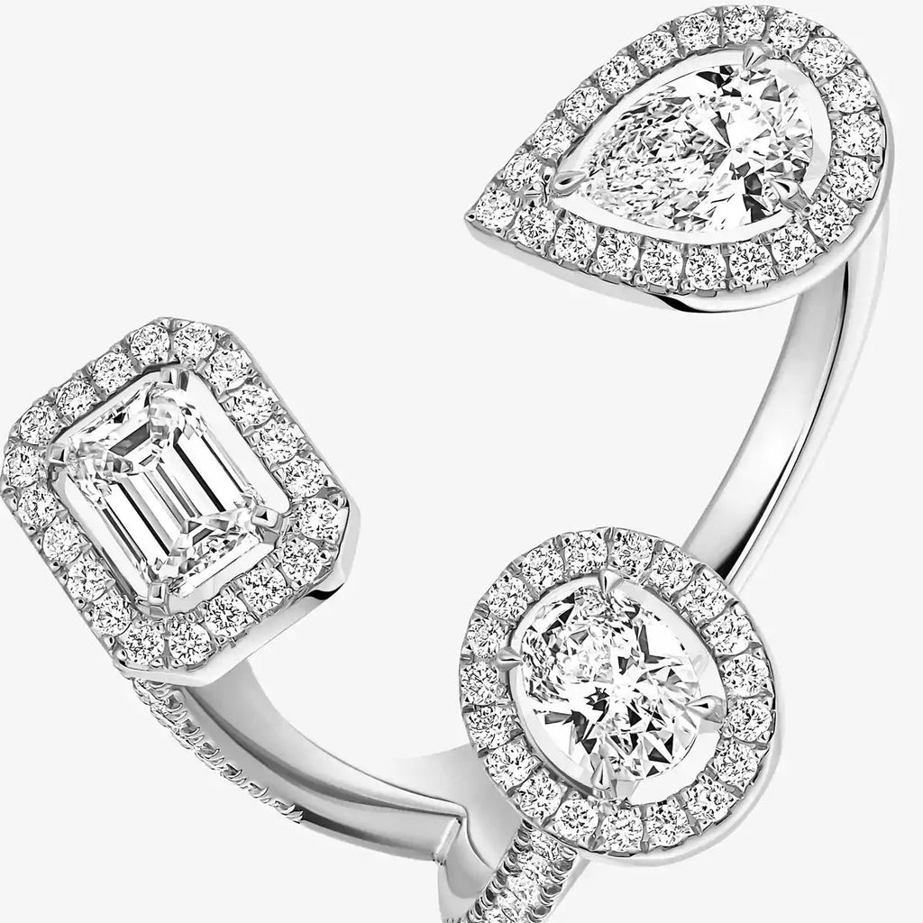 [[Twinkle jewelrys] Diamond Ring 0,25ct My Twin Trilogy