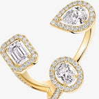 [[Twinkle jewelrys] Diamond Ring 0,25ct My Twin Trilogy