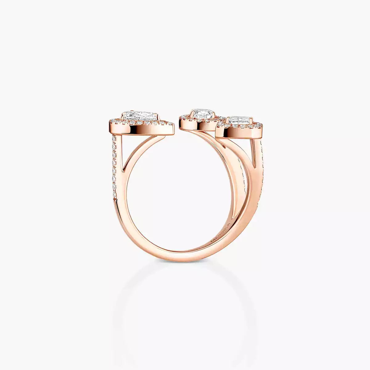 [[Twinkle jewelrys] Diamond Ring 0,25ct My Twin Trilogy