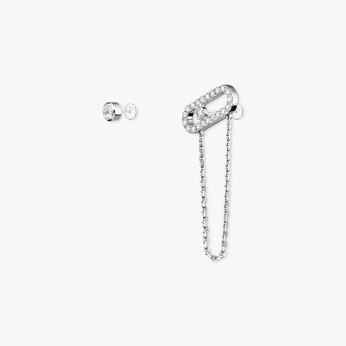 [Twinkle jewelrys]Move Uno Diamond Earrings