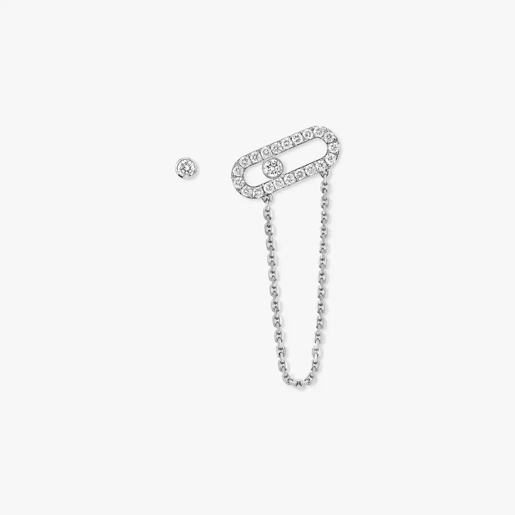 [Twinkle jewelrys]Move Uno Diamond Earrings