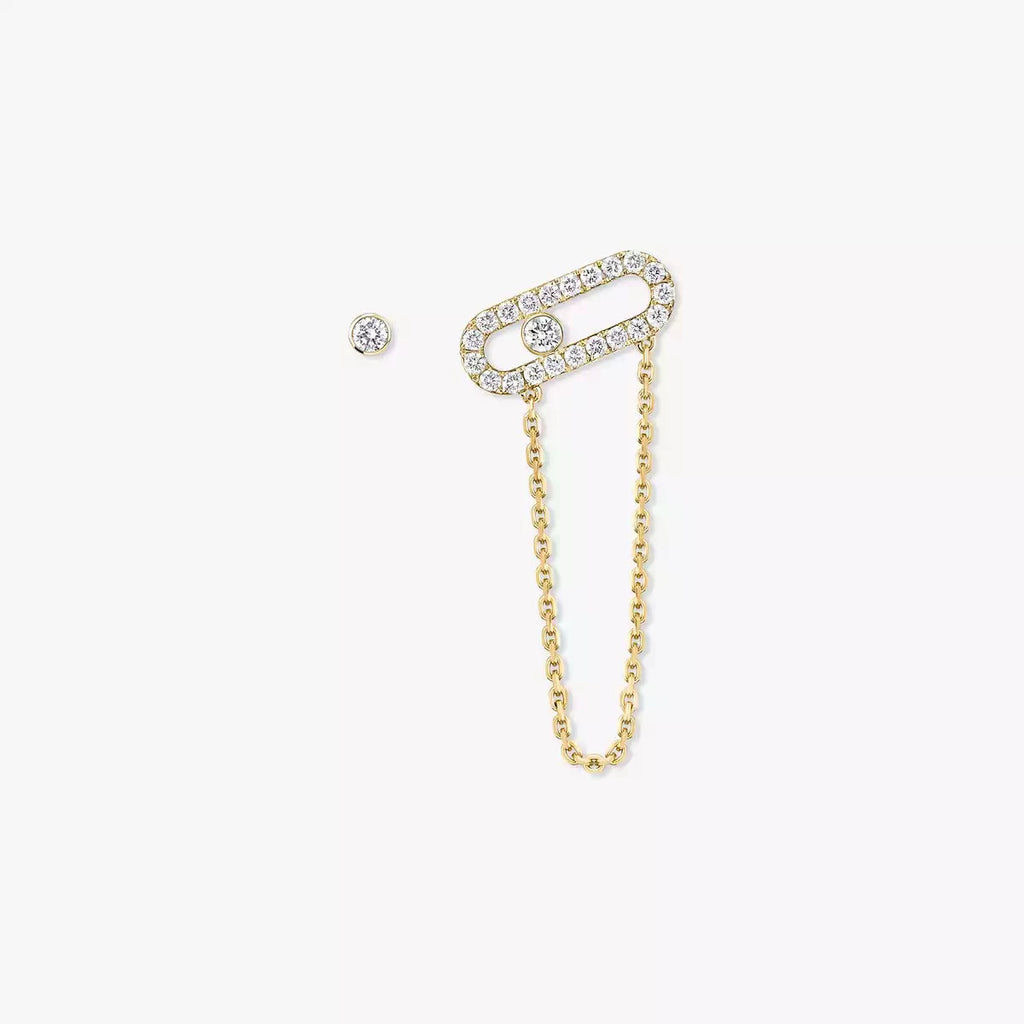 [Twinkle jewelrys]Move Uno Diamond Earrings