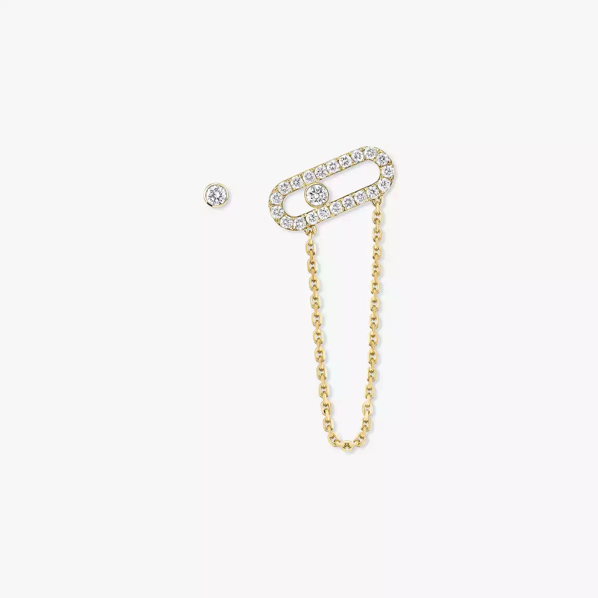 [Twinkle jewelrys]Move Uno Diamond Earrings
