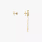 [Twinkle jewelrys]Move Uno Diamond Earrings