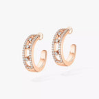 [Twinkle jewelrys]Diamond Pave_ Hoop Earrings Move