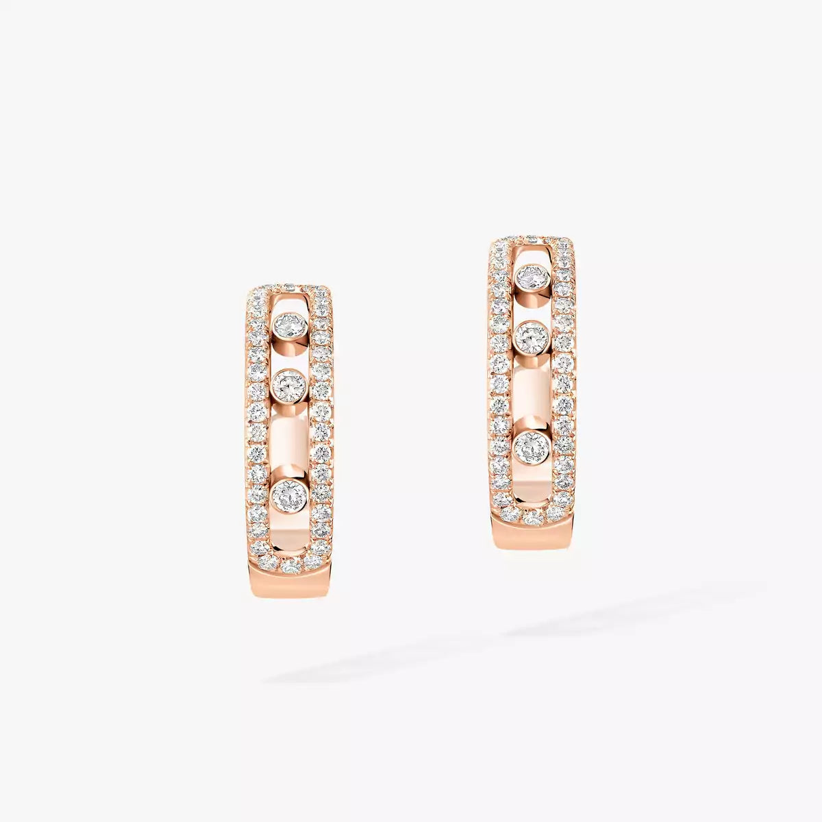 [Twinkle jewelrys]Diamond Pave_ Hoop Earrings Move