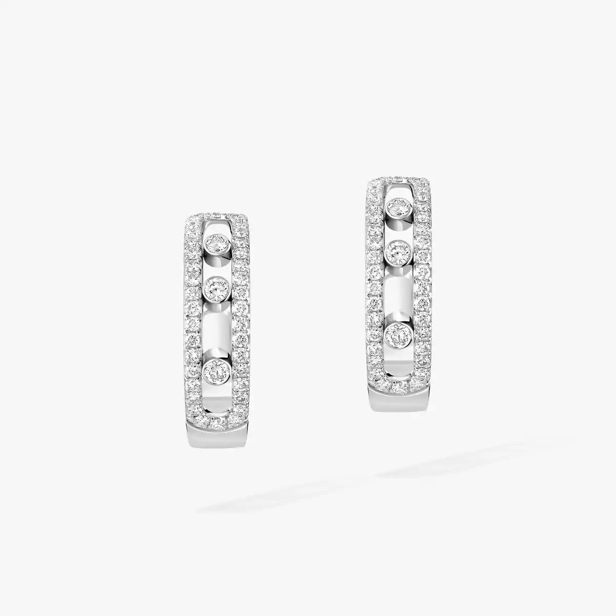 [Twinkle jewelrys]Diamond Pave_ Hoop Earrings Move