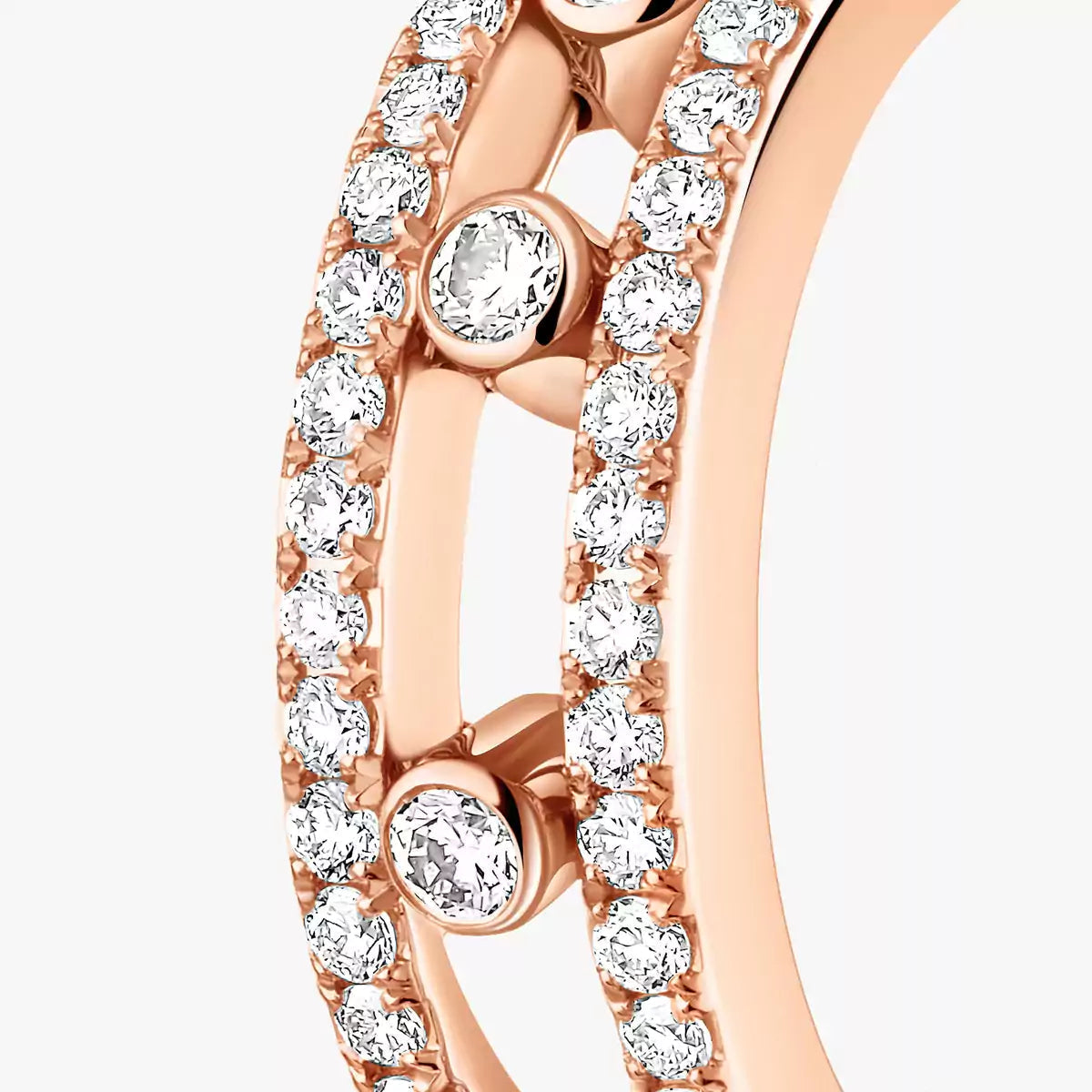 [Twinkle jewelrys]Diamond Pave_ Hoop Earrings Move