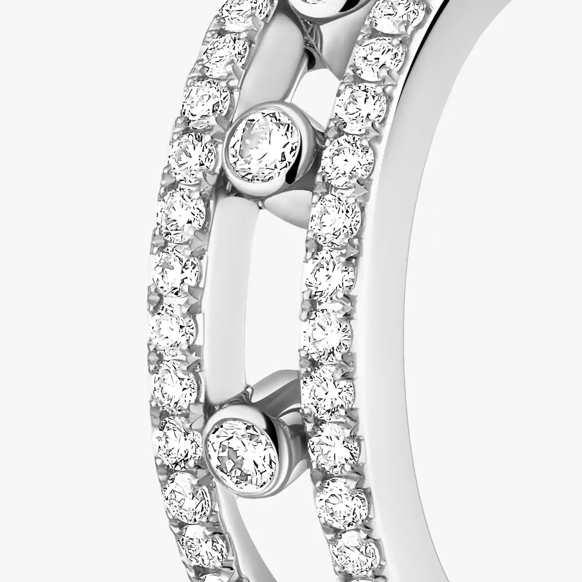 [Twinkle jewelrys]Diamond Pave_ Hoop Earrings Move