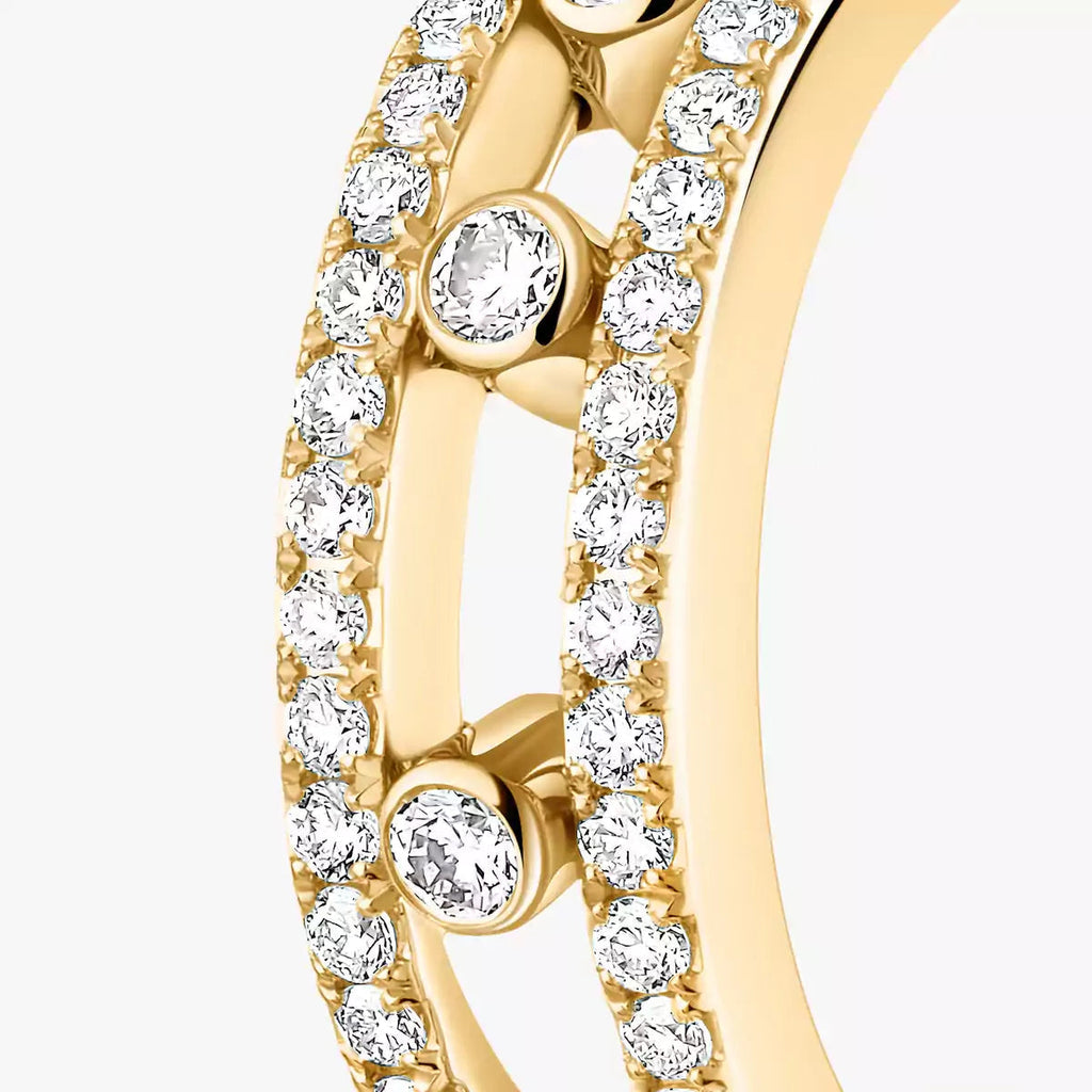 [Twinkle jewelrys]Diamond Pave_ Hoop Earrings Move