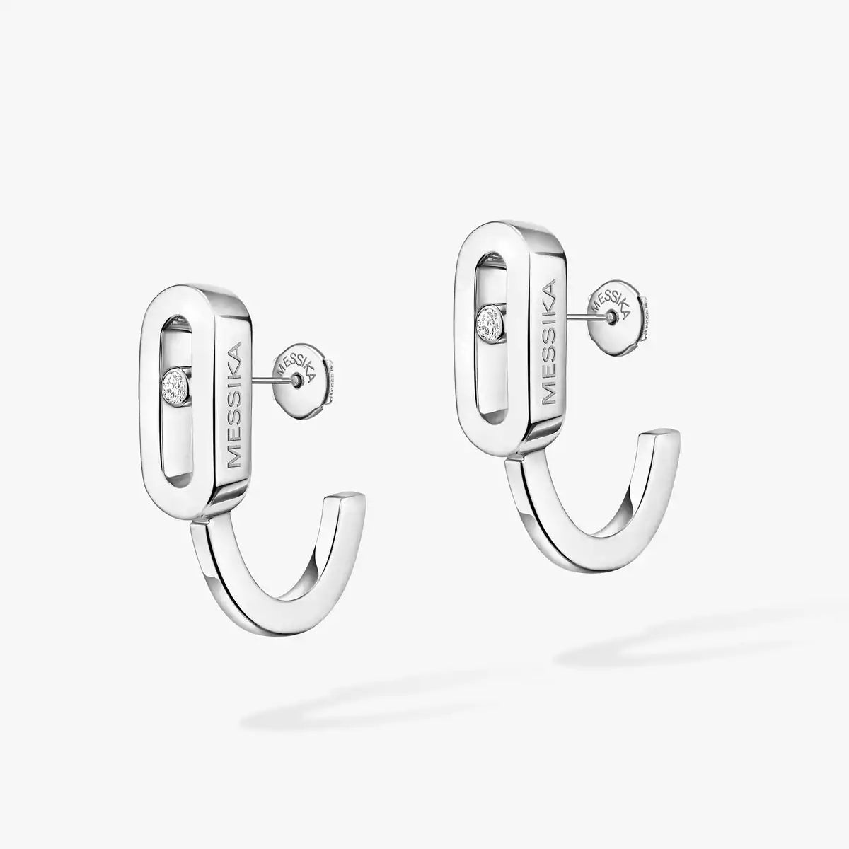 [Twinkle jewelrys]Diamond Mini Hoop Earrings Move Classique