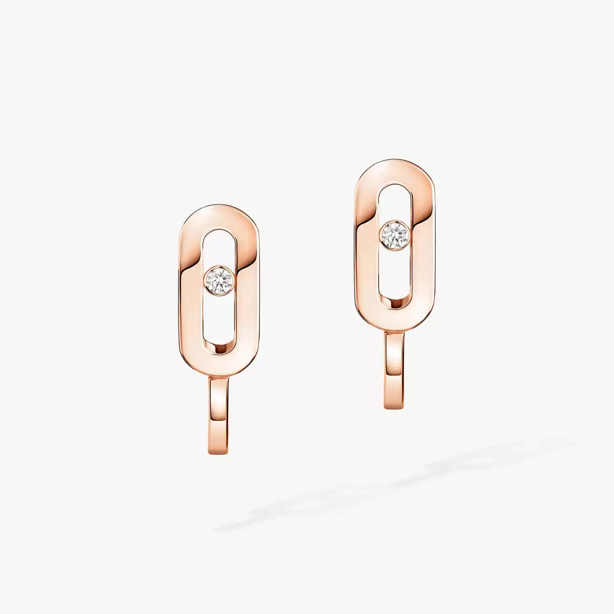 [Twinkle jewelrys]Diamond Mini Hoop Earrings Move Classique