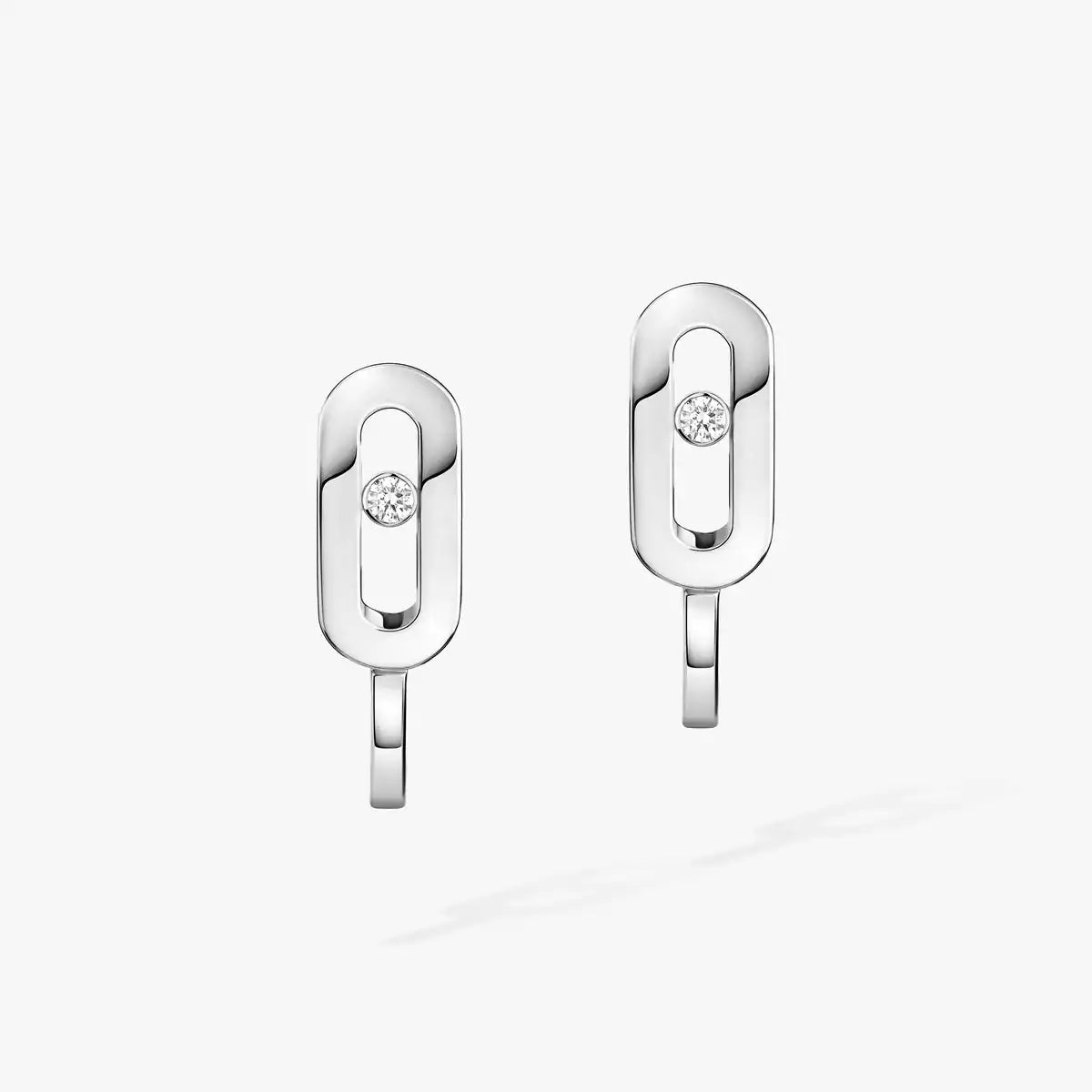 [Twinkle jewelrys]Diamond Mini Hoop Earrings Move Classique