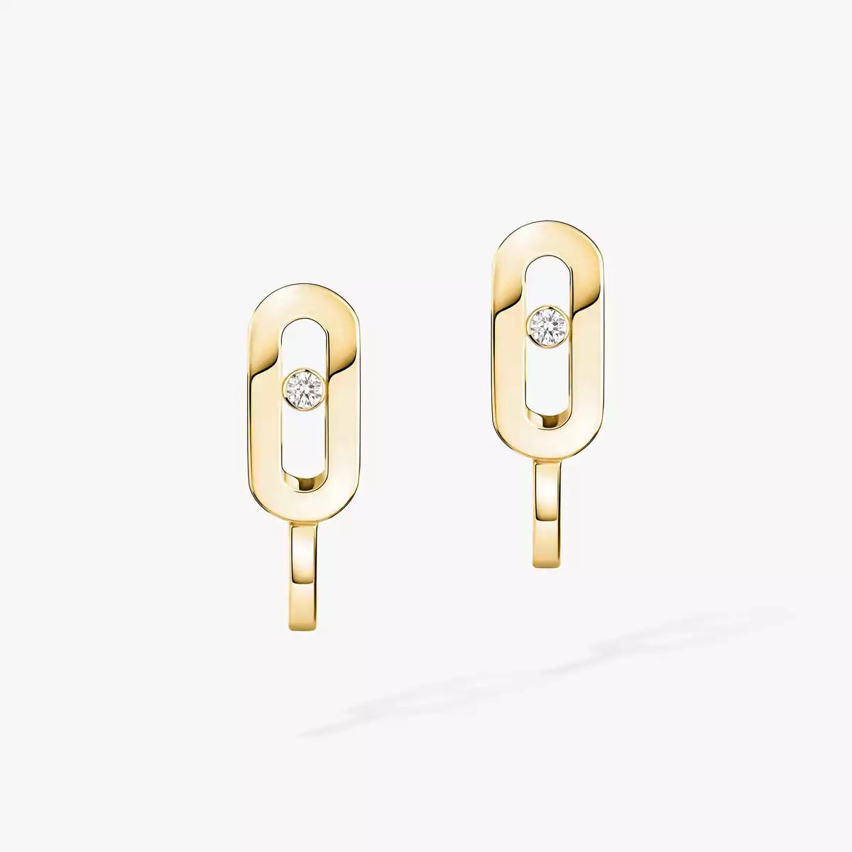 [Twinkle jewelrys]Diamond Mini Hoop Earrings Move Classique