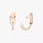 [Twinkle jewelrys]Diamond Mini Hoop Earrings Move Classique