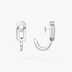 [Twinkle jewelrys]Diamond Mini Hoop Earrings Move Classique