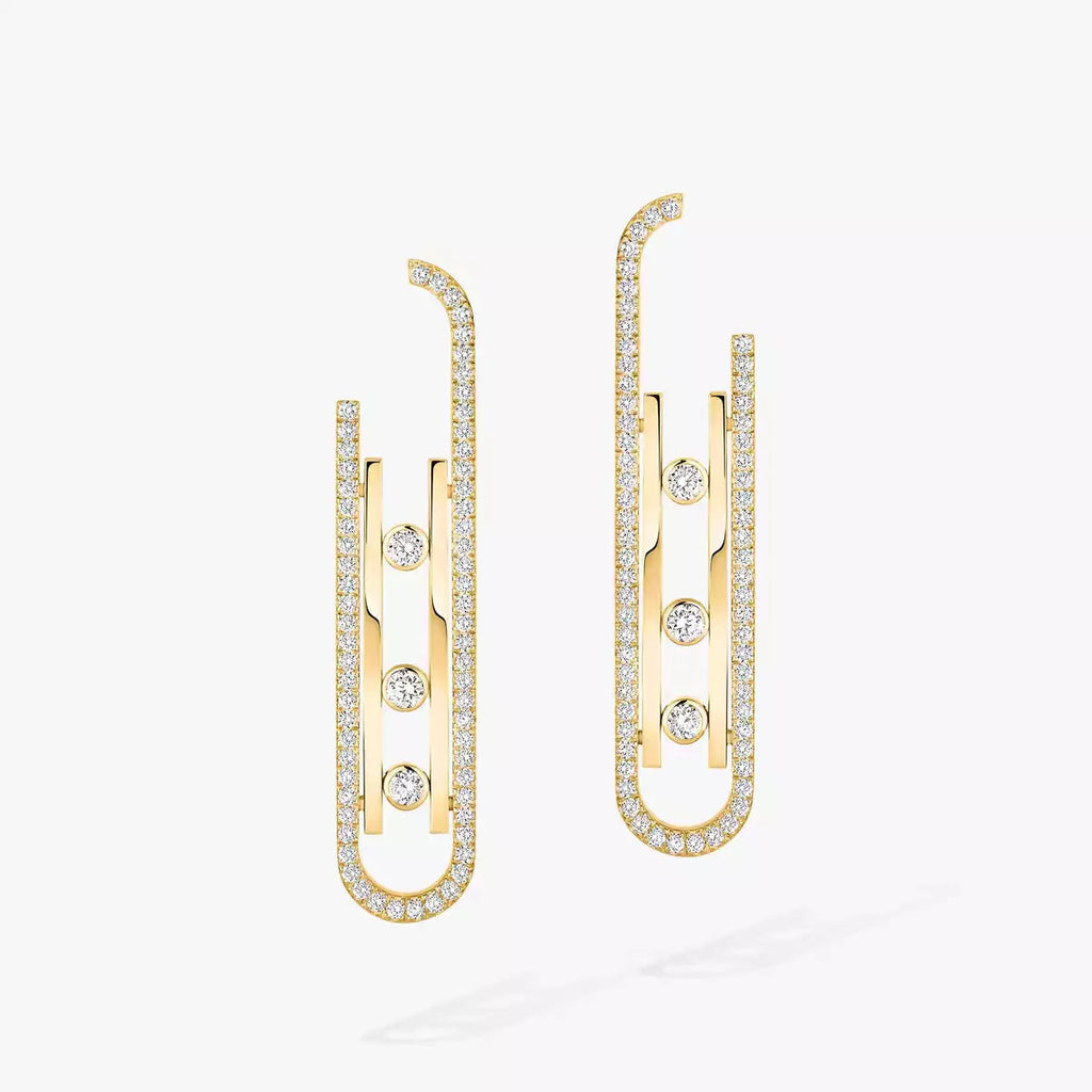 [Twinkle jewelrys]Diamond Pendant Earrings Move 10Th