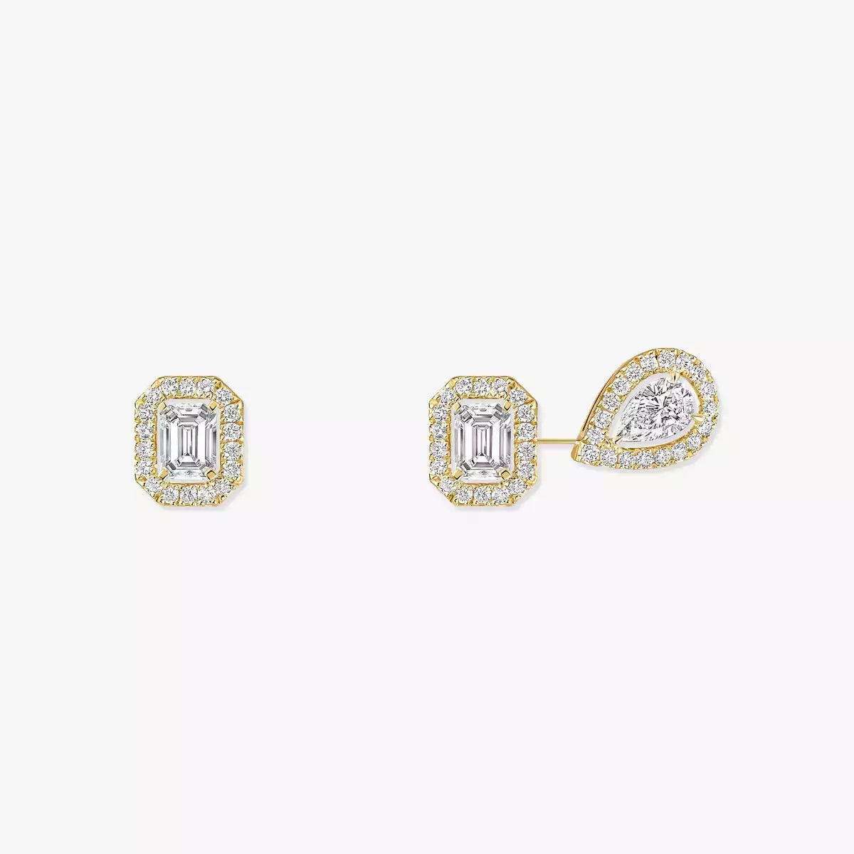 [Twinkle jewelrys]Diamond Earrings 0,10ct My Twin 1+2