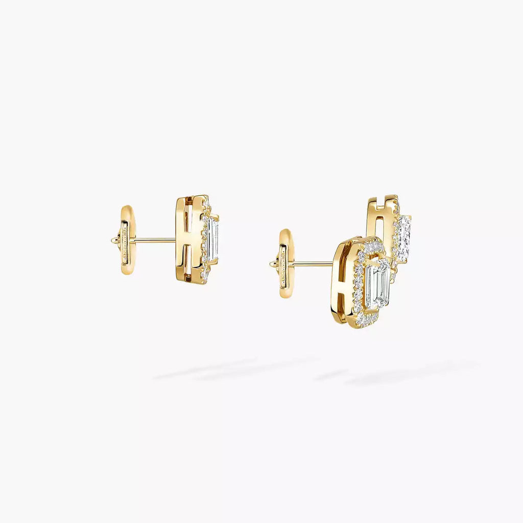 [Twinkle jewelrys]Diamond Earrings 0,10ct My Twin 1+2