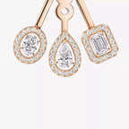 [Twinkle jewelrys] My Twin Trio  Diamond Earrings