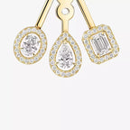 [Twinkle jewelrys] My Twin Trio  Diamond Earrings