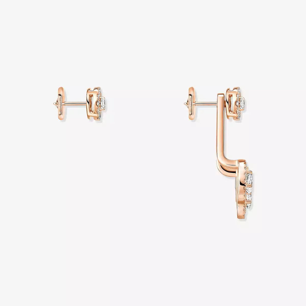 [Twinkle jewelrys] My Twin Trio  Diamond Earrings