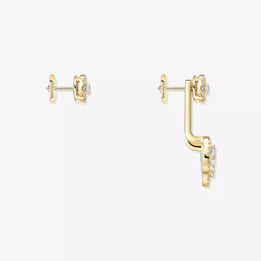 [Twinkle jewelrys] My Twin Trio  Diamond Earrings