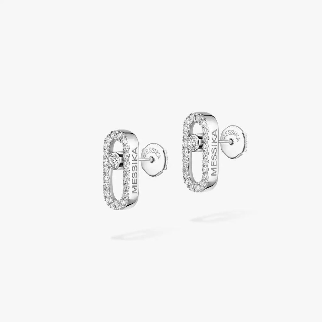 [Twinkle jewelrys]Move Uno Diamond Earrings