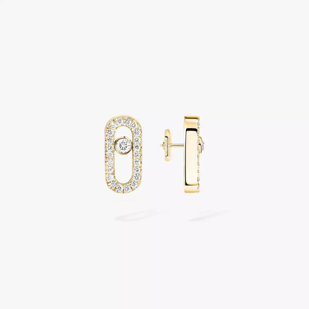 [Twinkle jewelrys]Move Uno Diamond Earrings