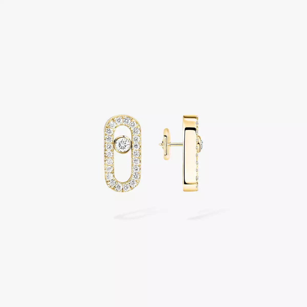 [Twinkle jewelrys]Move Uno Diamond Earrings