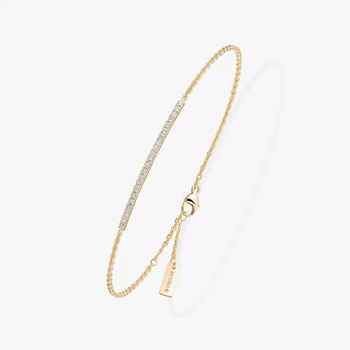 [Twinkle jewelrys]Diamond Thin Bangle 0.15ct My Twin Toi & Moi