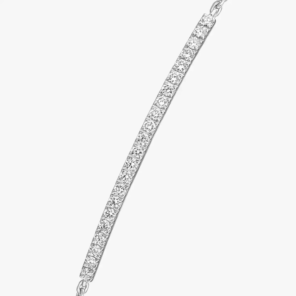 [Twinkle jewelrys]Diamond Thin Bangle 0.15ct My Twin Toi & Moi