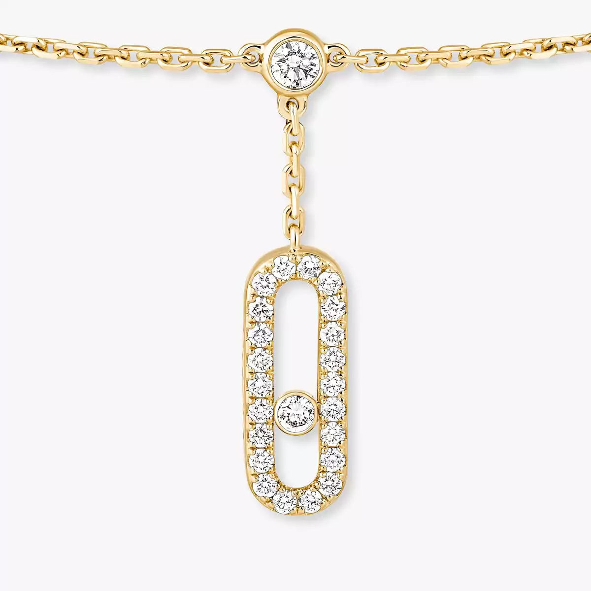 [Twinkle jewelrys] Move Uno pavé ankle bracelet