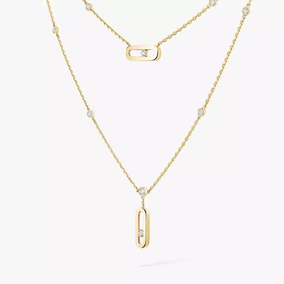[Twinkle jewelrys] Move Uno Diamond Necklace
