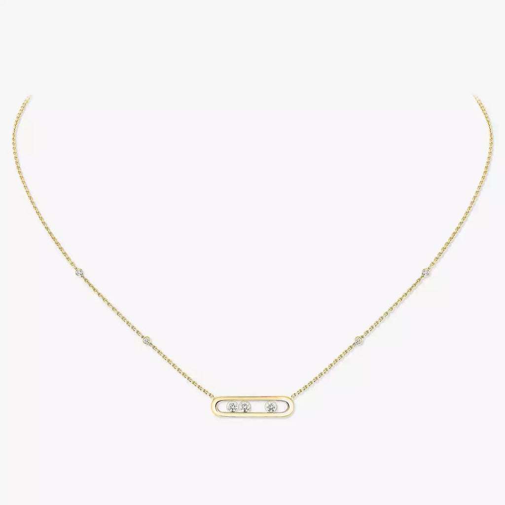 [Twinkle jewelrys] Baby Move Gold Diamond Necklace