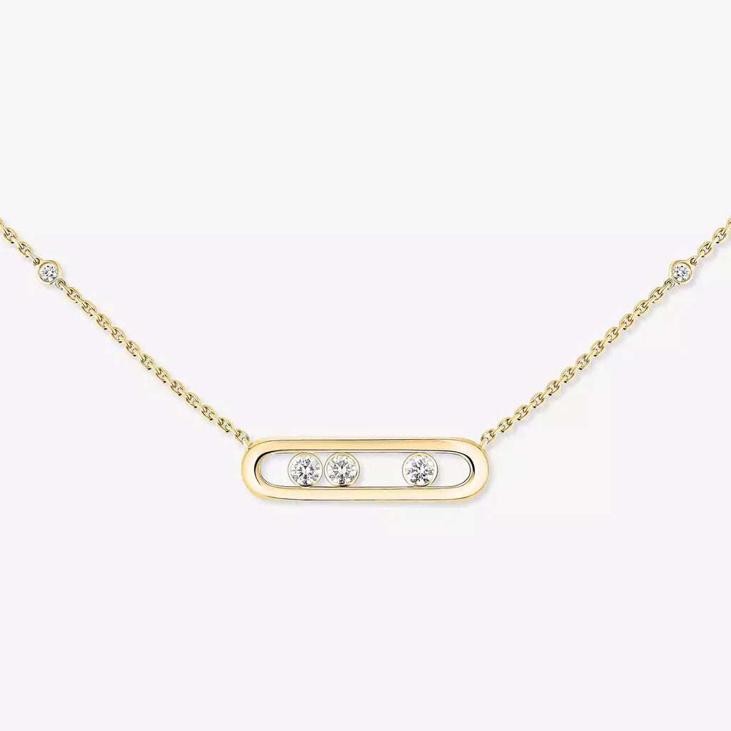 [Twinkle jewelrys] Baby Move Gold Diamond Necklace