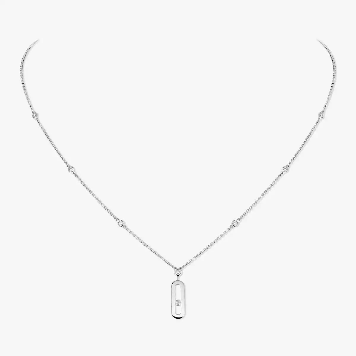 [Twinkle jewelrys] Move Uno Gold Diamond Long Necklace