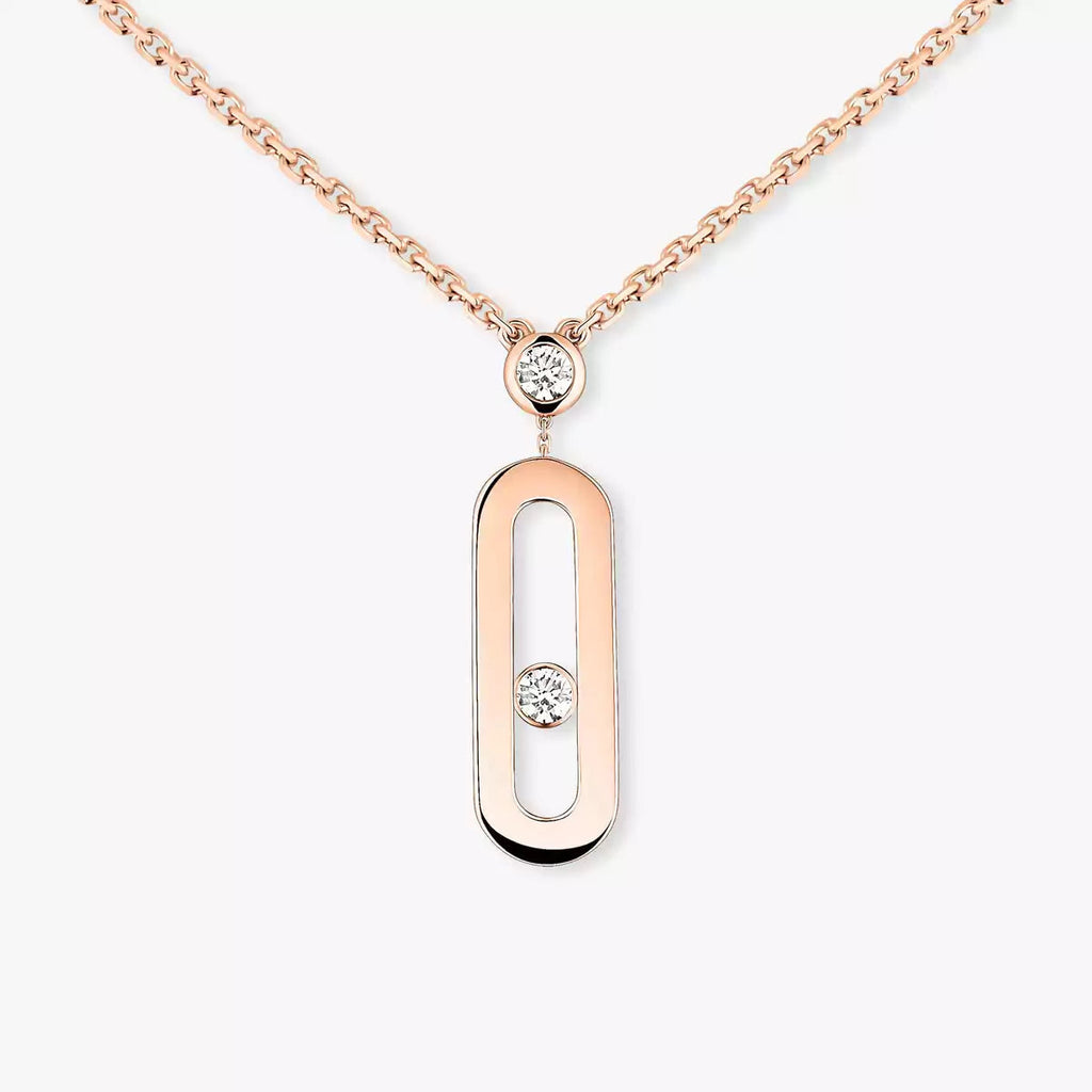 [Twinkle jewelrys] Move Uno Gold Diamond Long Necklace