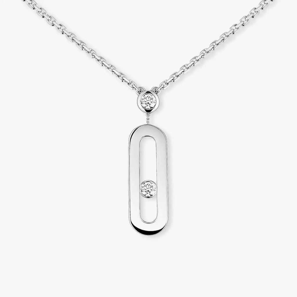 [Twinkle jewelrys] Move Uno Gold Diamond Long Necklace