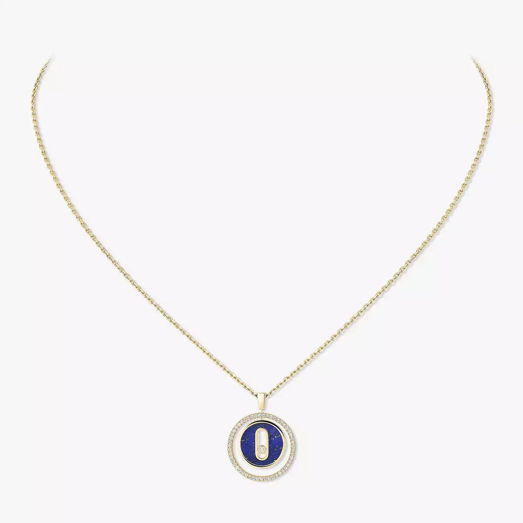 [Twinkle jewelrys]Lucky Move Diamond Necklace in Rose Gold and White Mother-of-Pearl