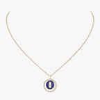 [Twinkle jewelrys]Lucky Move Diamond Necklace in Rose Gold and White Mother-of-Pearl