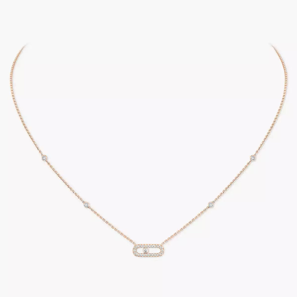 [Twinkle jewelrys]Diamond Necklace Move Uno