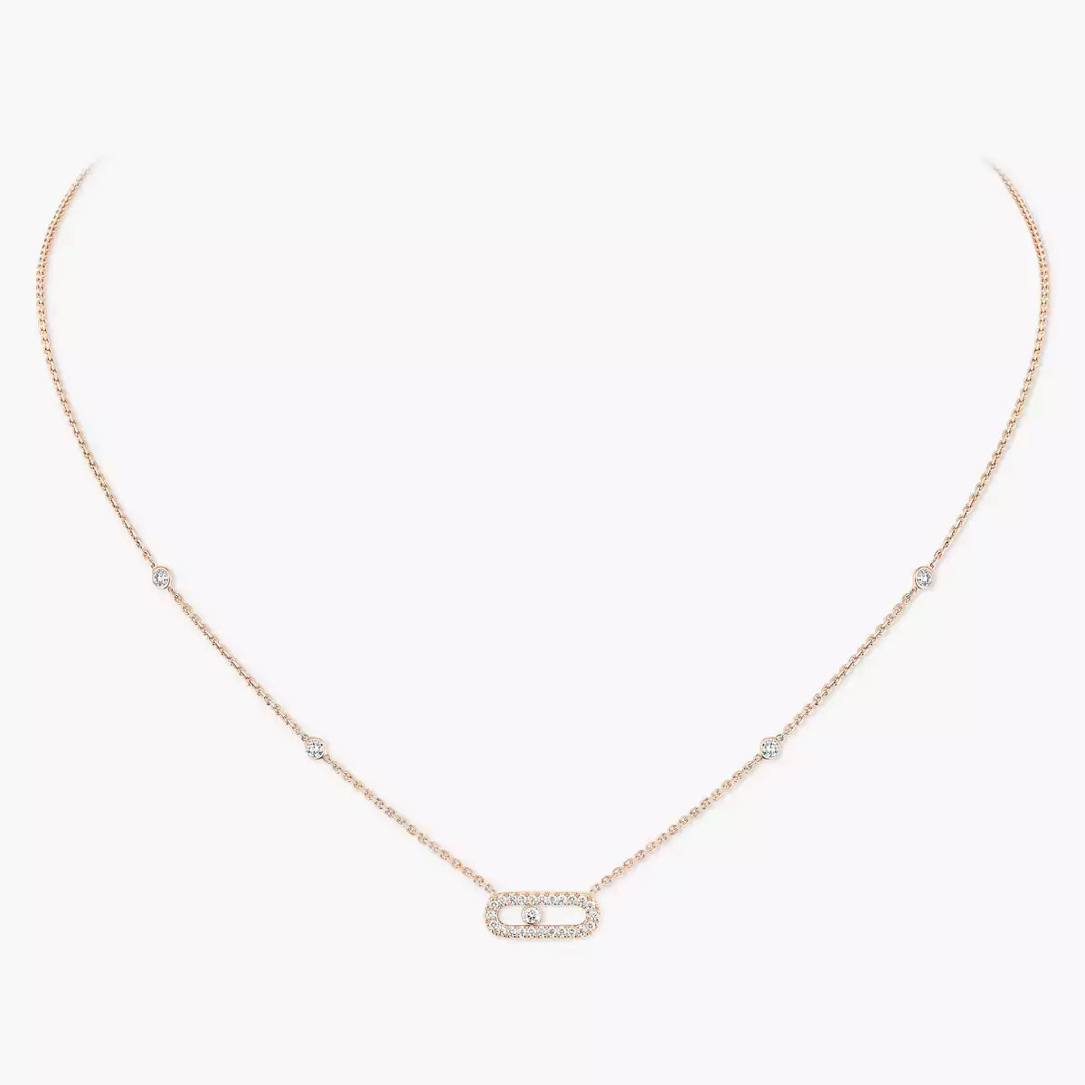 [Twinkle jewelrys]Diamond Necklace Move Uno