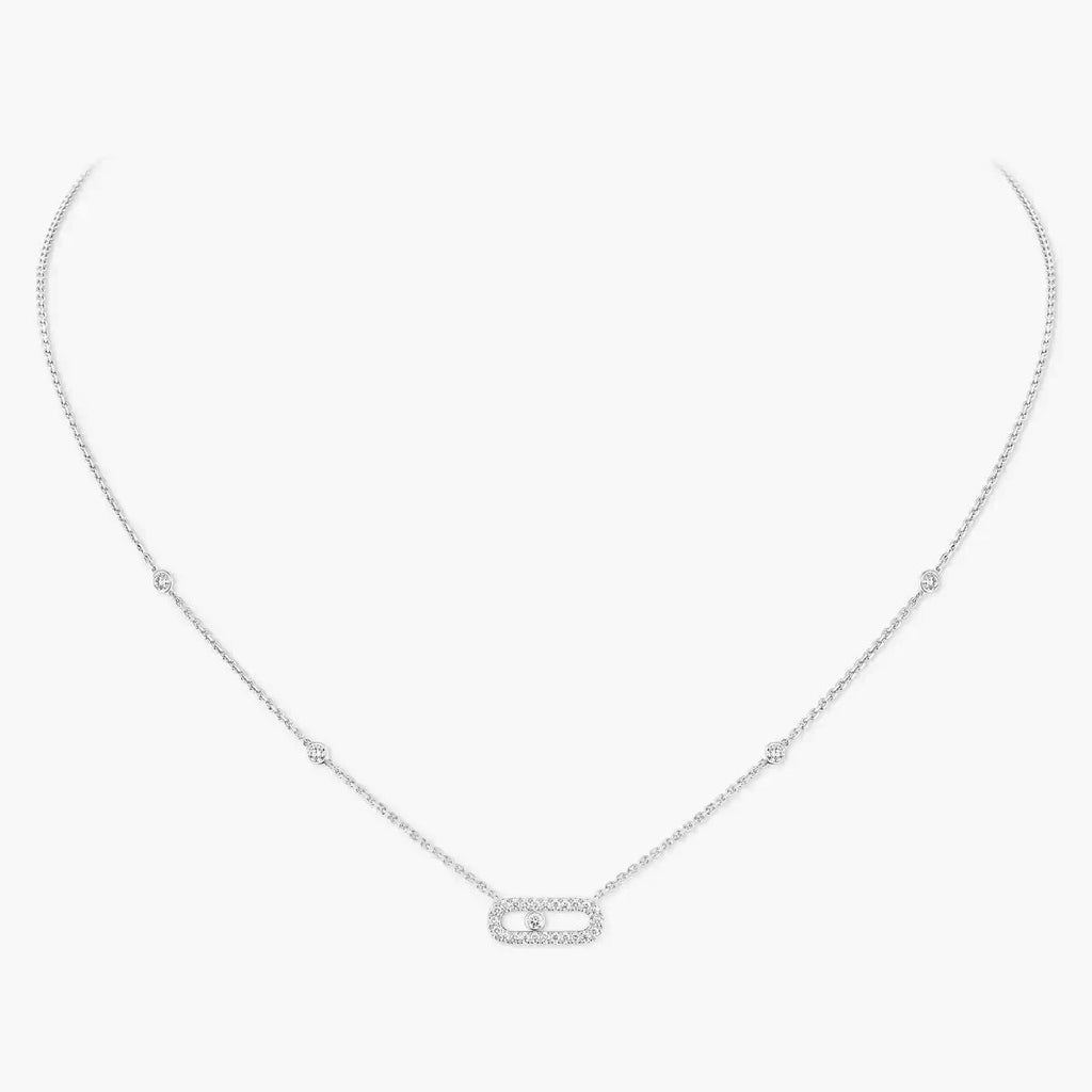 [Twinkle jewelrys]Diamond Necklace Move Uno