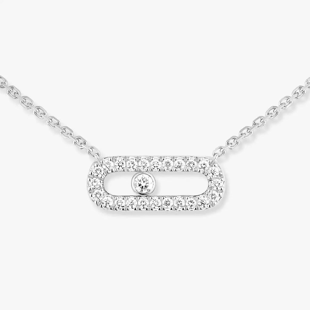 [Twinkle jewelrys]Diamond Necklace Move Uno
