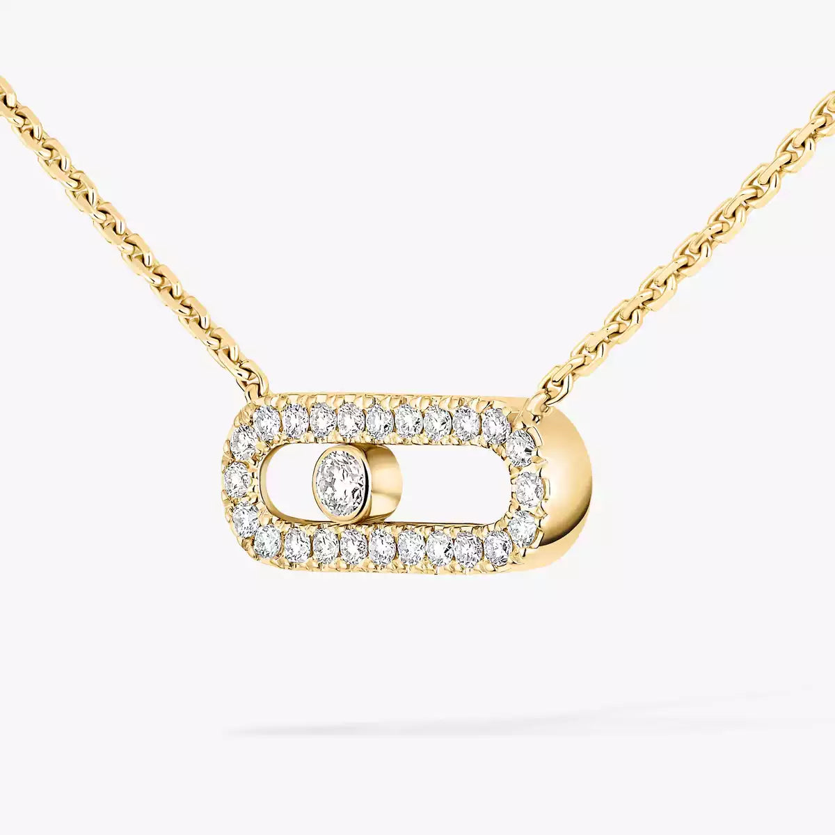 [Twinkle jewelrys]Diamond Necklace Move Uno