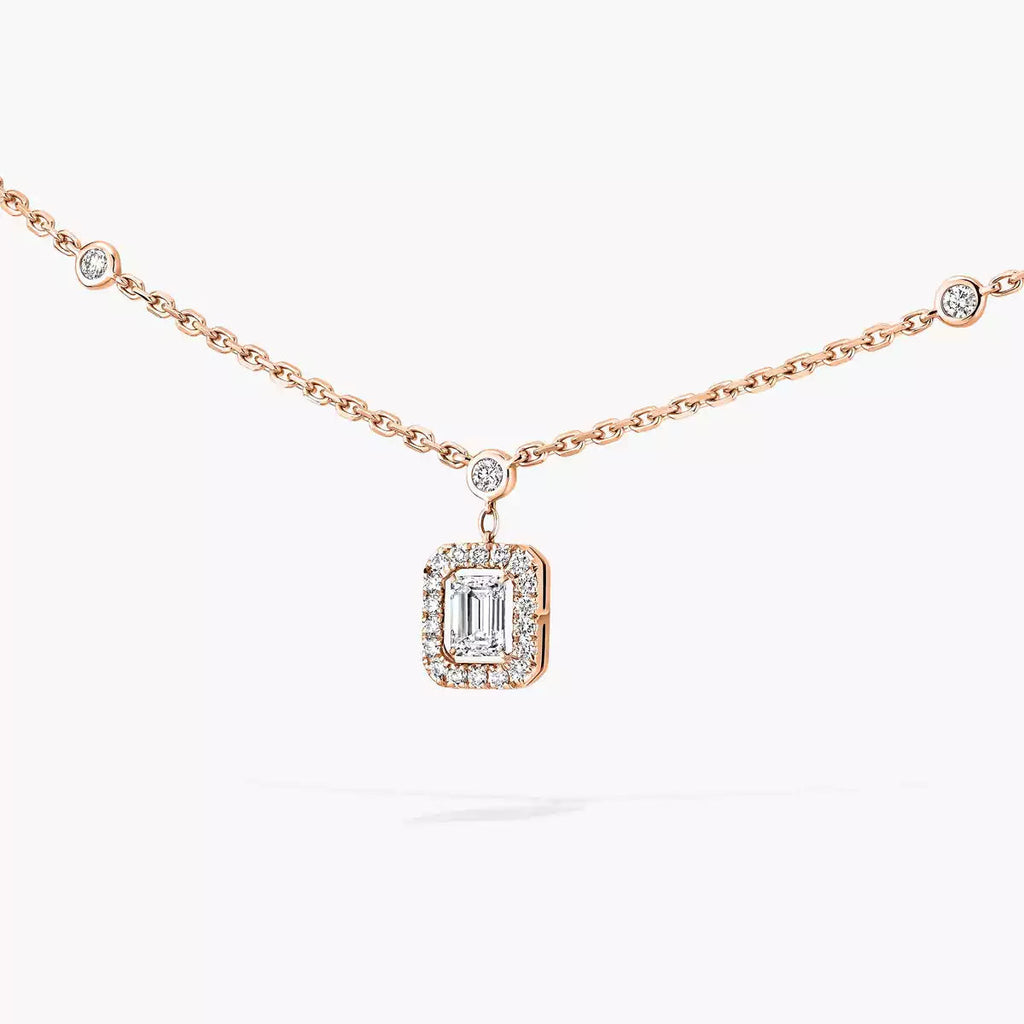 [Twinkle jewelrys]My Twin Diamond Necklace in Silver