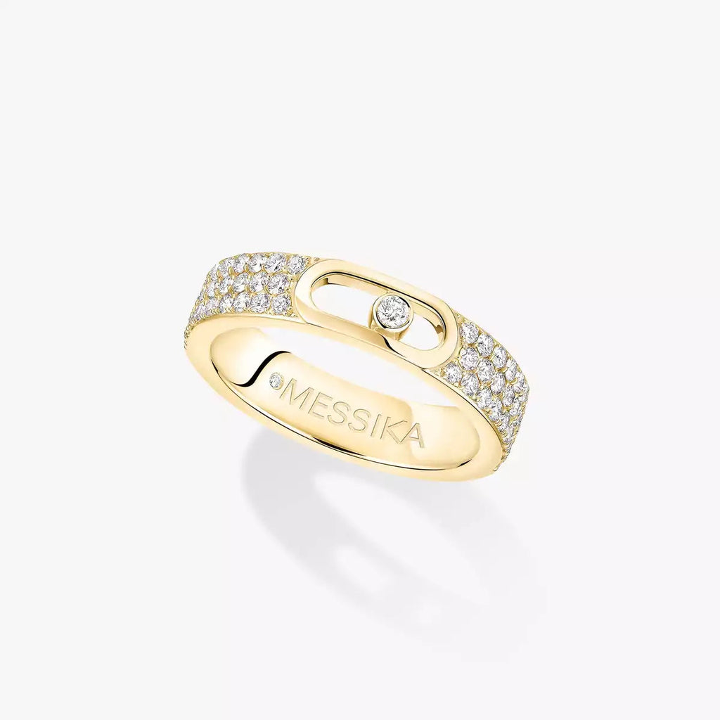 [Twinkle jewelrys]Move Joaillerie Pave_ Diamond Wedding Ring