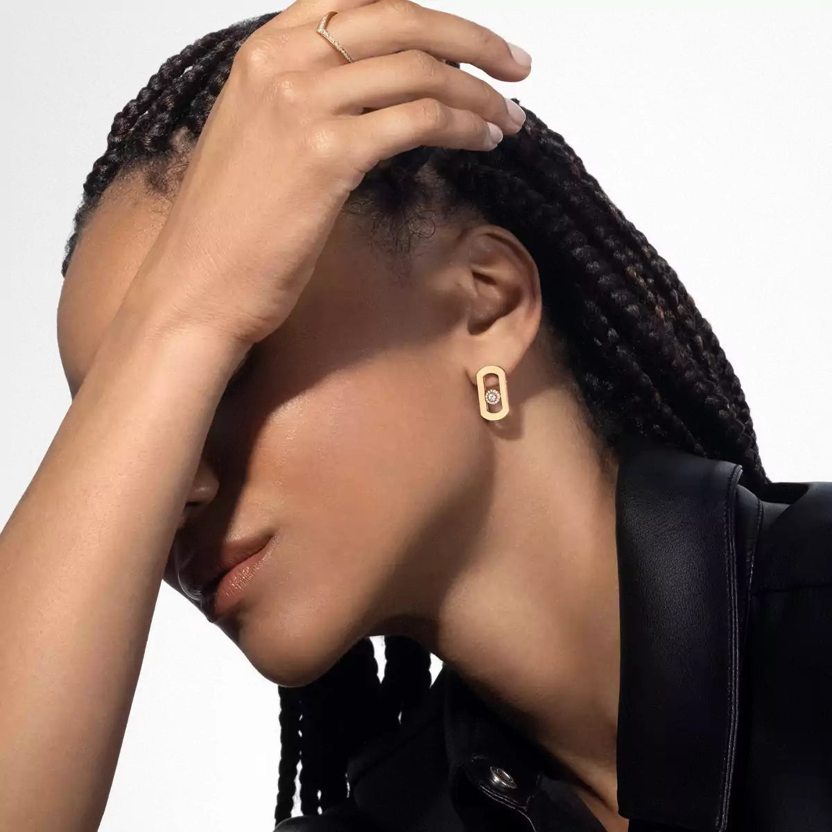 [Twinkle jewelrys]So Move Diamond Earrings in Yellow Gold