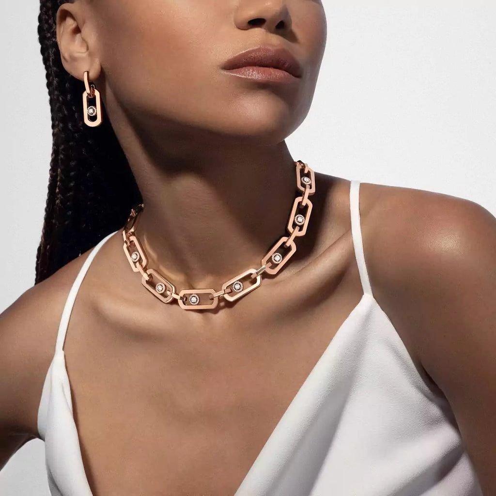 [Twinkle jewelrys] So Move XL Diamond Hoop Earring